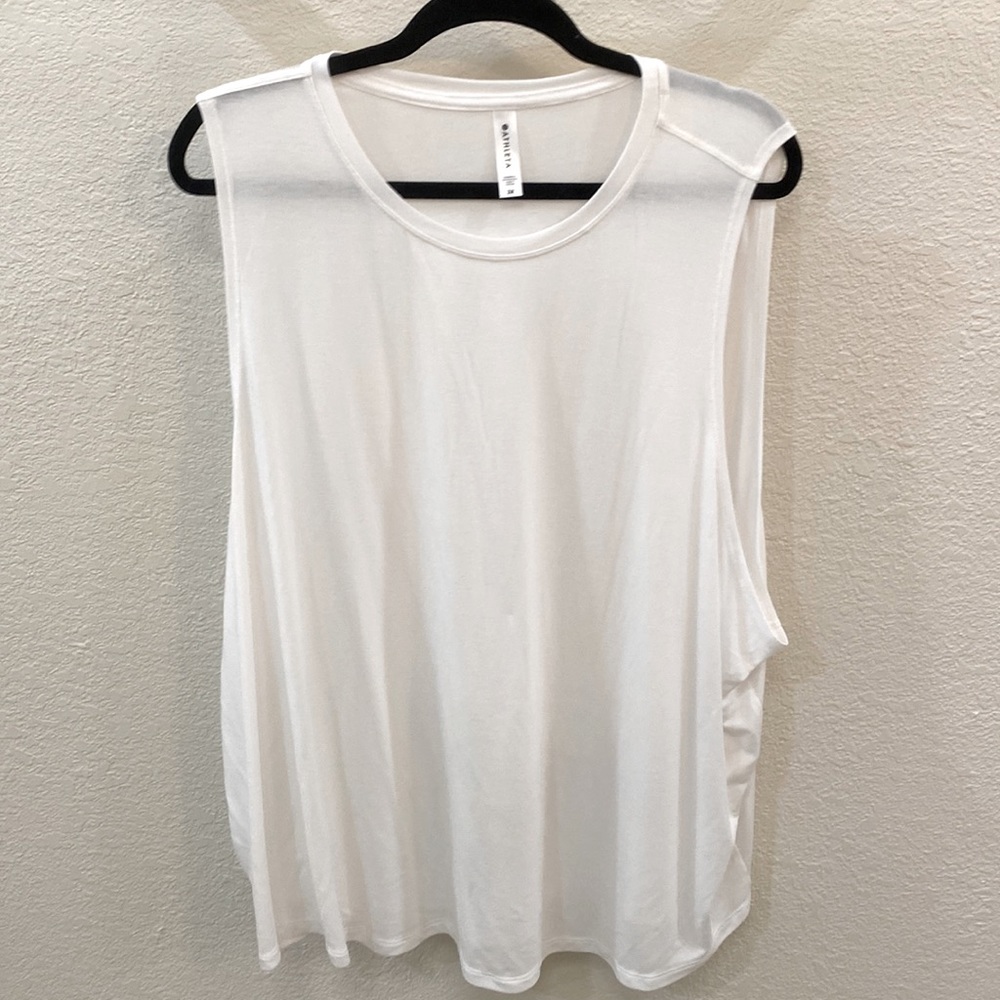 Athleta yoga tank 3x white